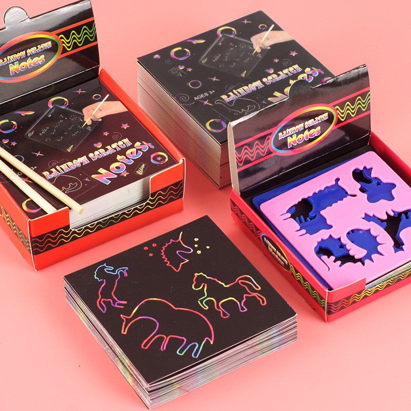 boxed scraping paper