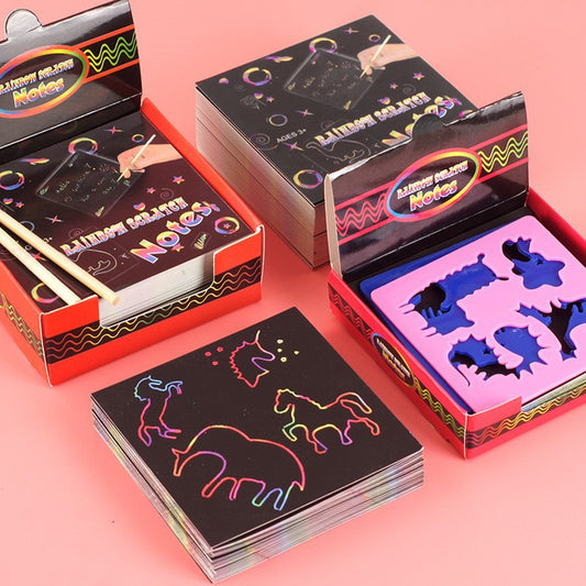 boxed scraping paper