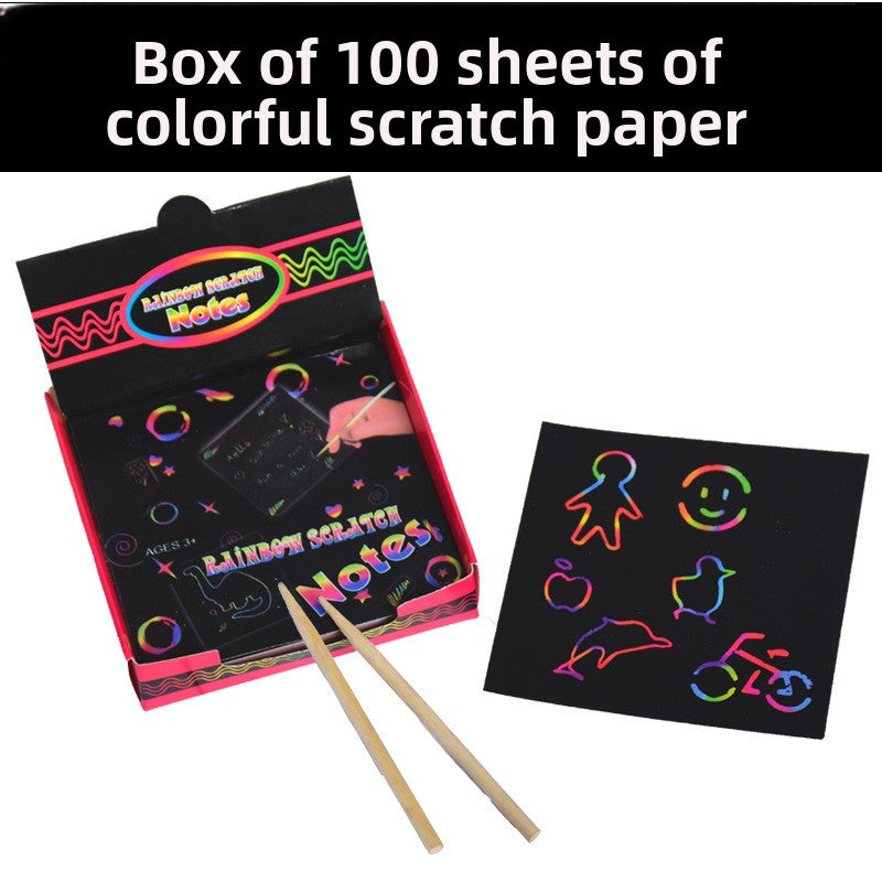 boxed scraping paper