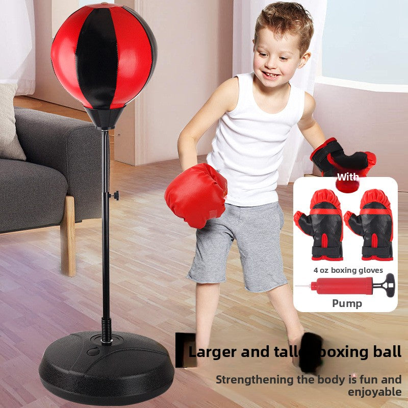 Boxing Speed Ball Set with Gloves and Tumbler Base