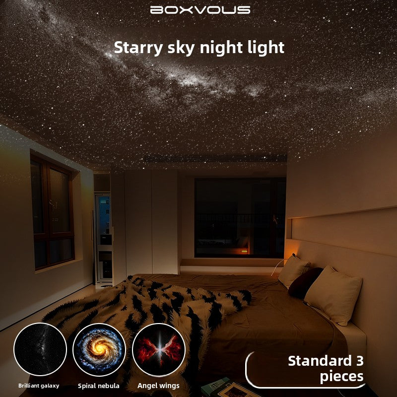 Boxvous Star Projection Night Light with Voice Control