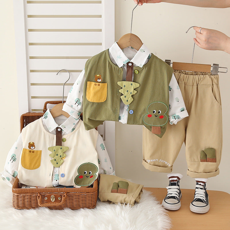 Boys Autumn Three-Piece Suit