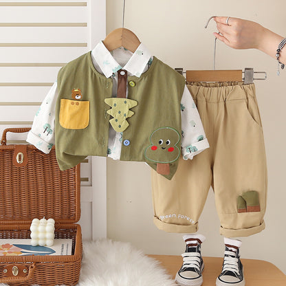 Boys Autumn Three-Piece Suit