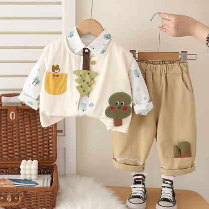Boys Autumn Three-Piece Suit