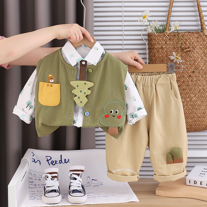 Boys Autumn Three-Piece Suit