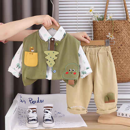 Boys Autumn Three-Piece Suit
