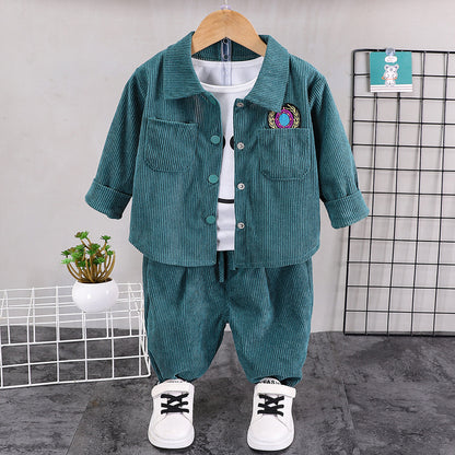 Boys' baseball jacket set