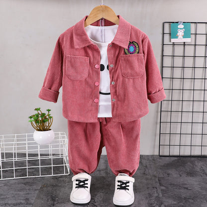 Boys' baseball jacket set