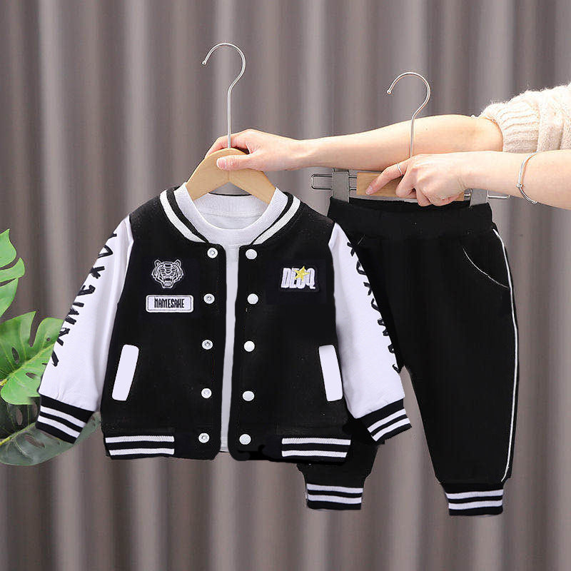 Boys' baseball jacket set
