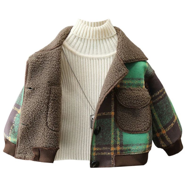 Boys Baseball Jacket Spring Autumn Cotton Blend