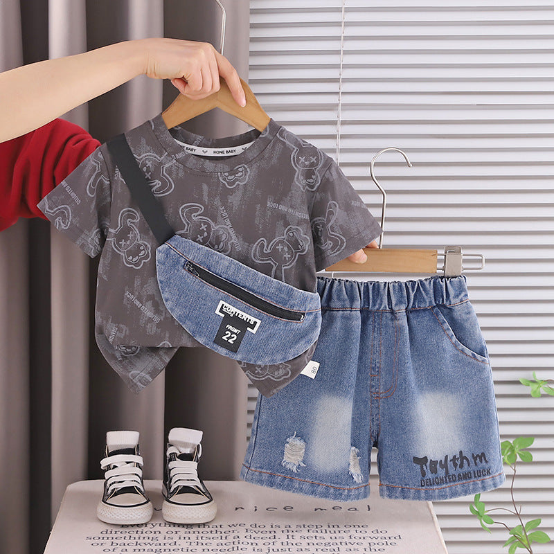 Boys Cartoon Print Shorts