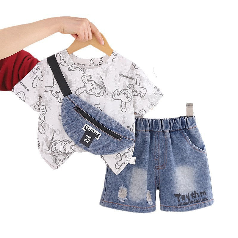 Boys Cartoon Print Shorts
