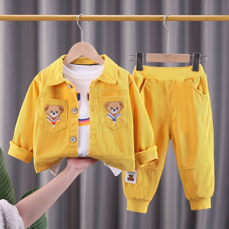 Boys Corduroy Three-Piece Set