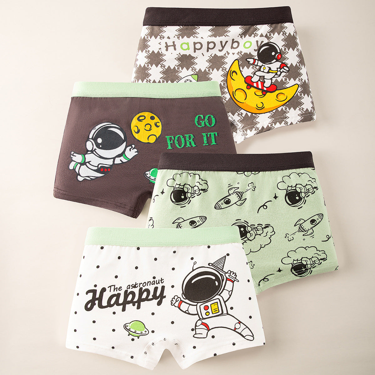 Boys Cotton Boxer Shorts Seamless Underwear