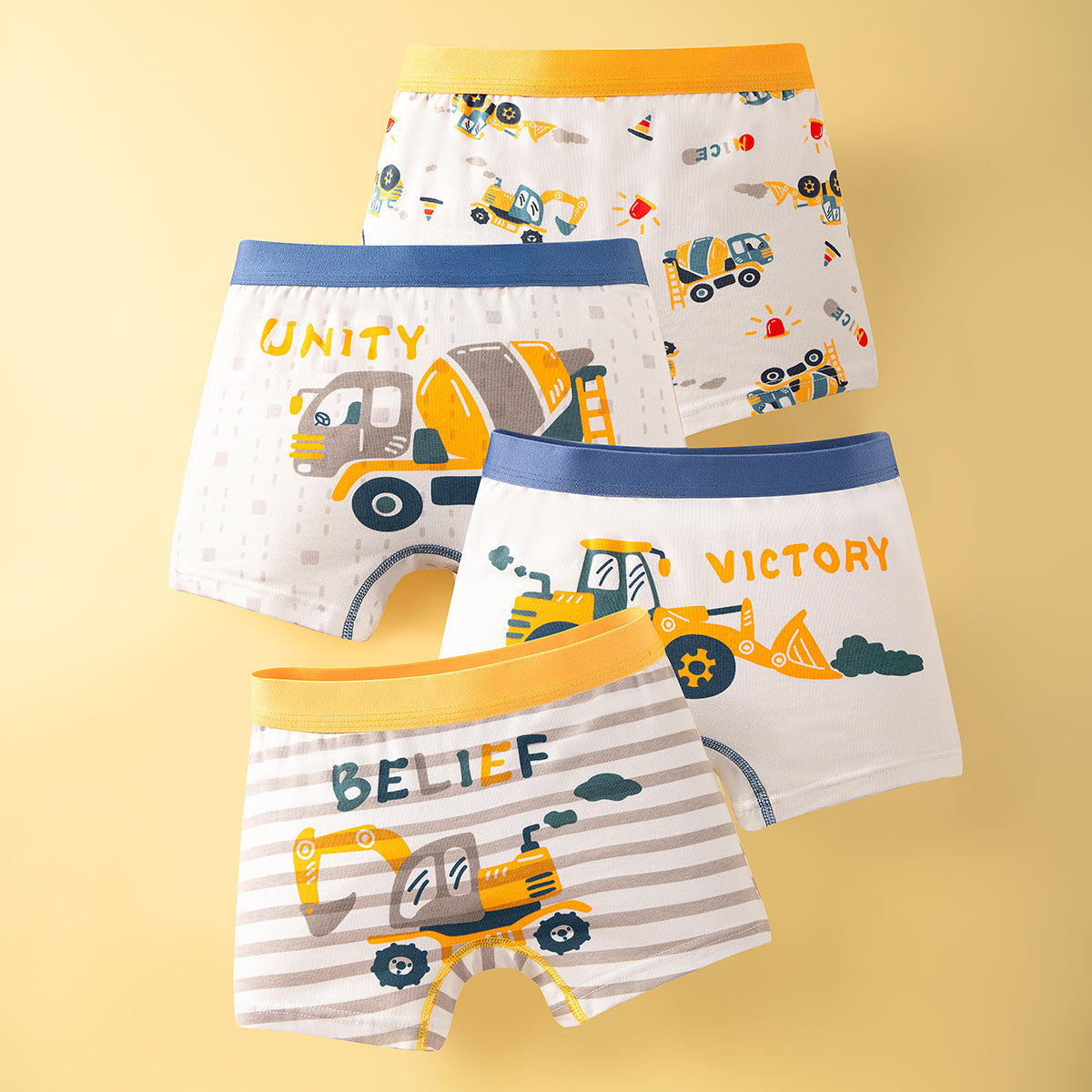 Boys Cotton Boxer Shorts Seamless Underwear