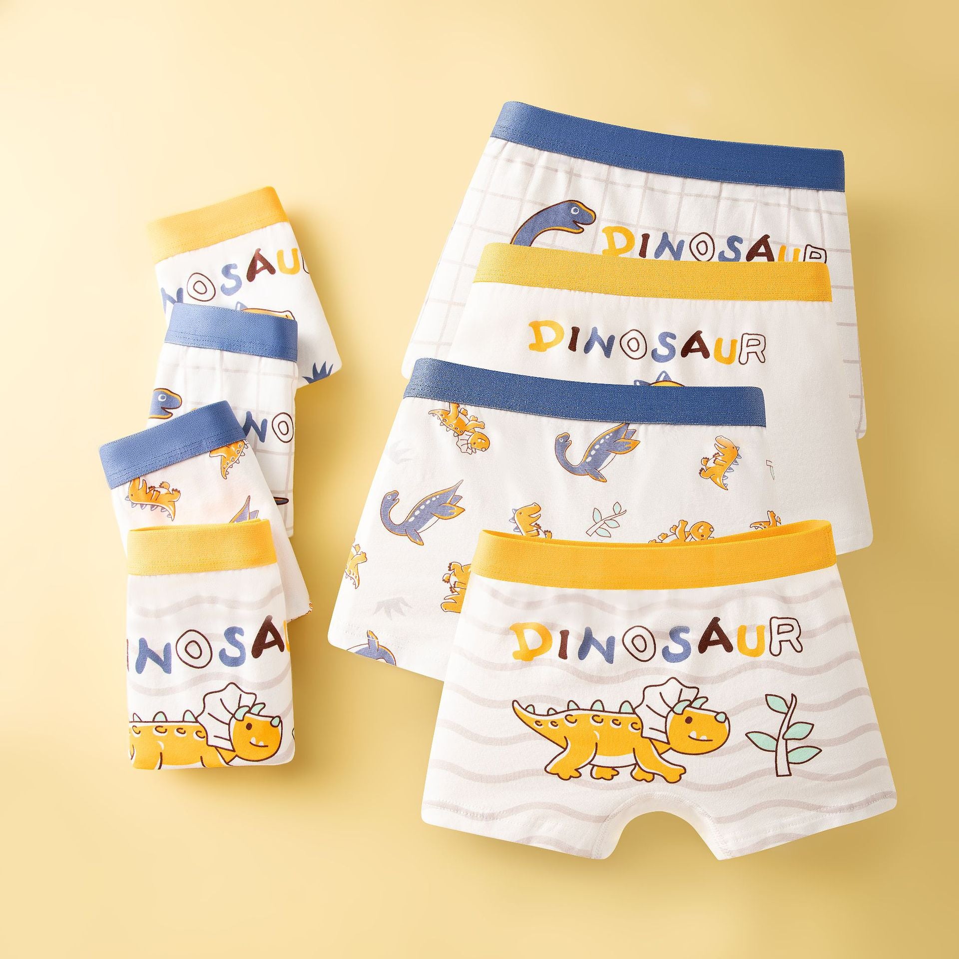 Boys Cotton Boxer Shorts Seamless Underwear