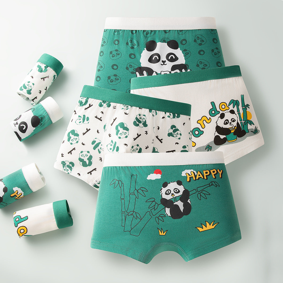 Boys Cotton Boxer Shorts Seamless Underwear