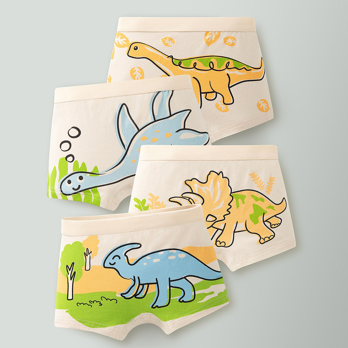 Boys Cotton Boxer Shorts Seamless Underwear