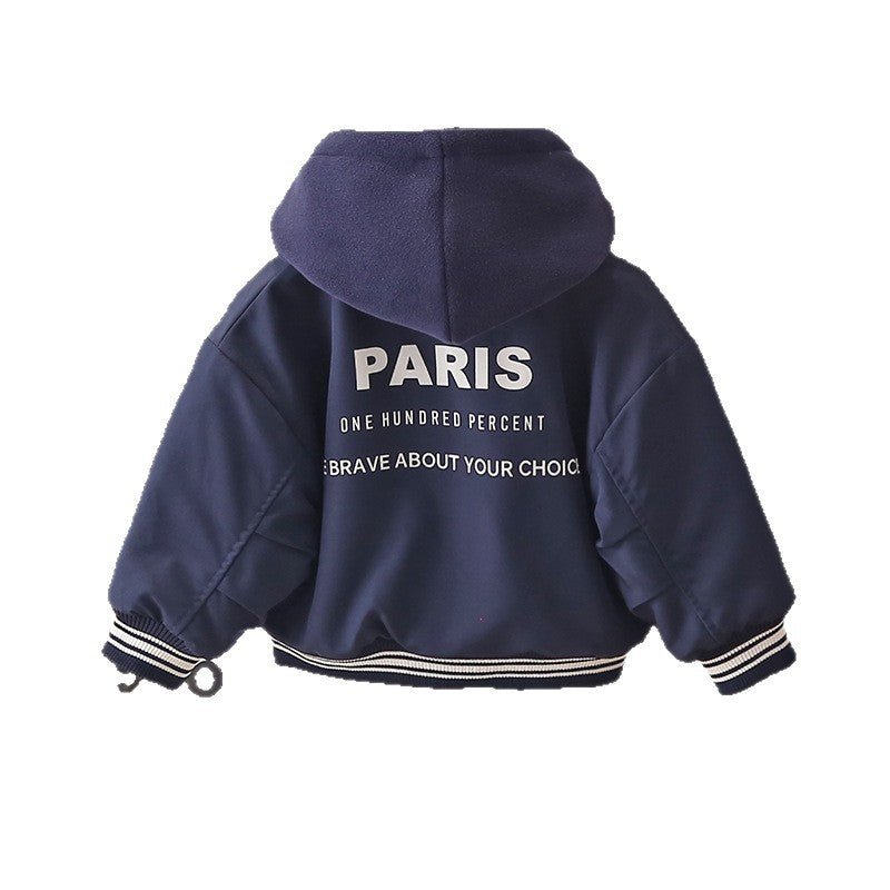 Boys Fleece Hooded Jacket
