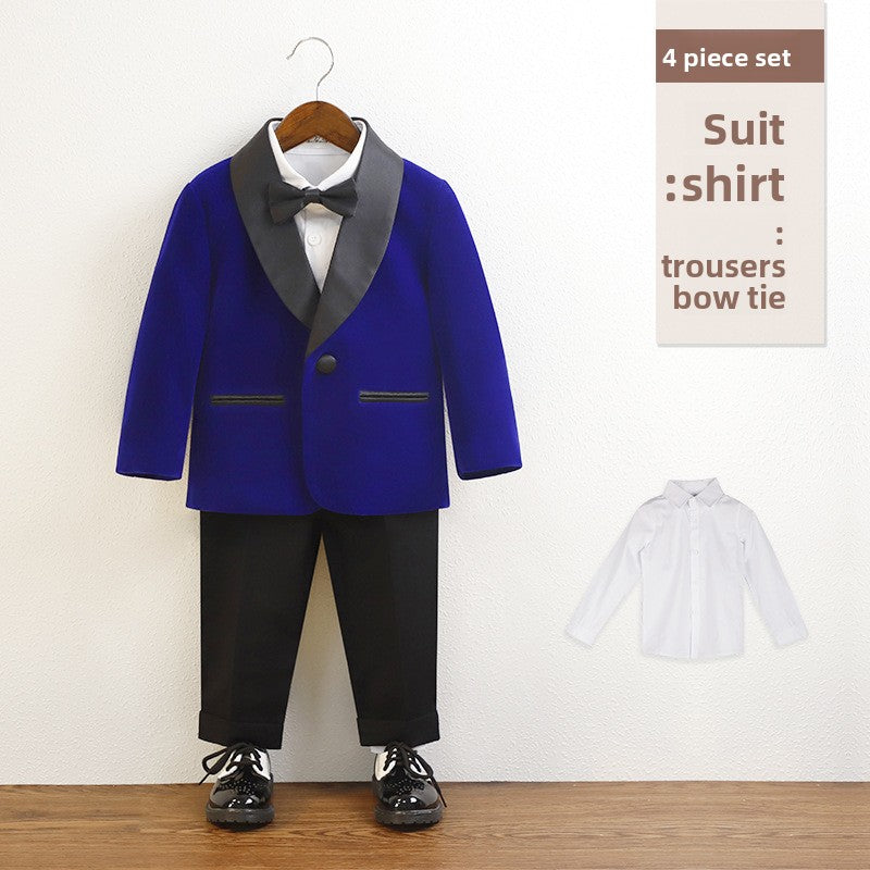 Boys Formal Suit Set with Bow Tie