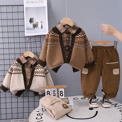 Boys Knitted Suit