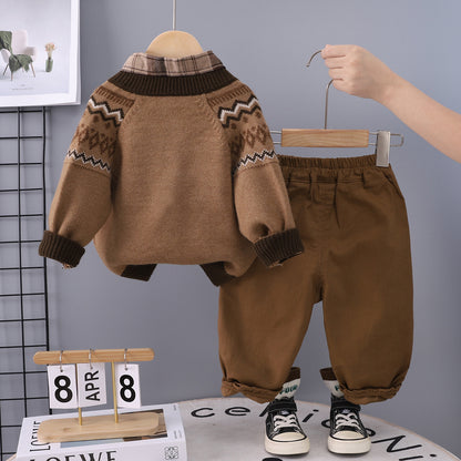 Boys Knitted Suit