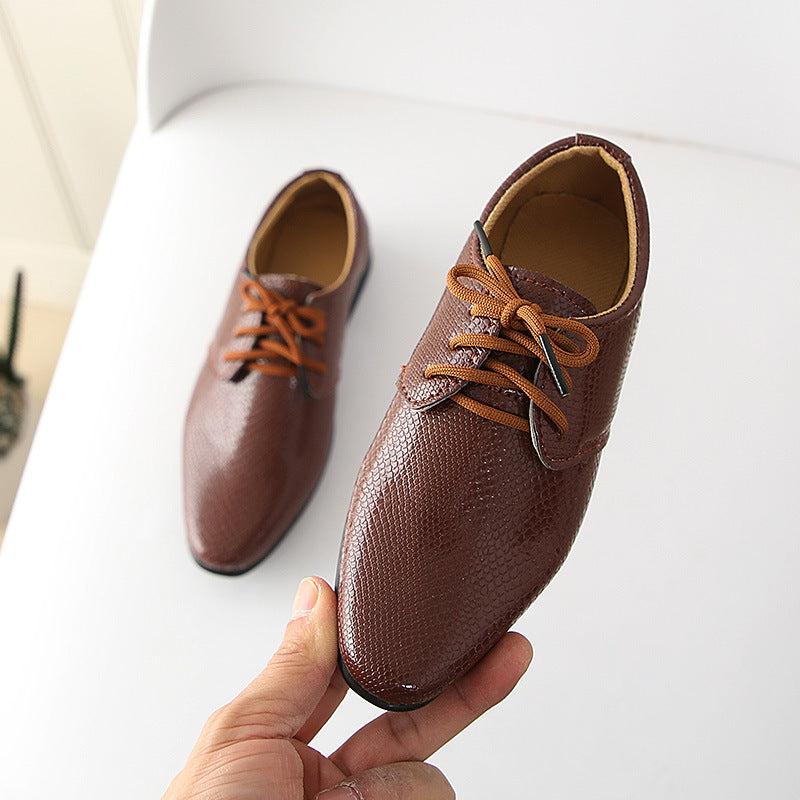 Boys leather shoes