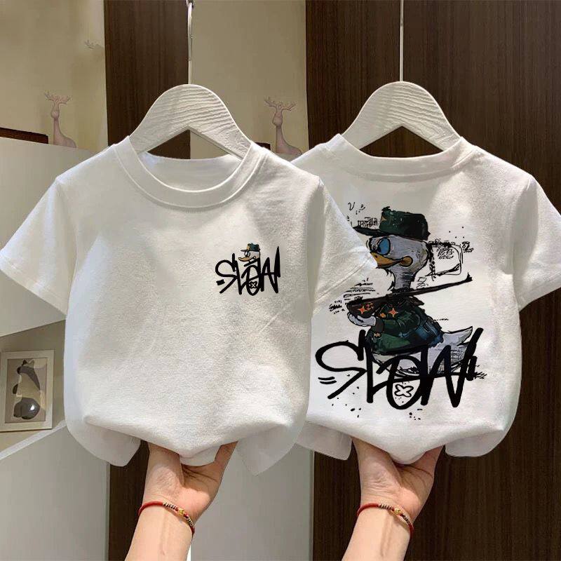 Boys' Pure Cotton Short-Sleeve T-Shirt