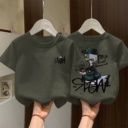Boys' Pure Cotton Short-Sleeve T-Shirt