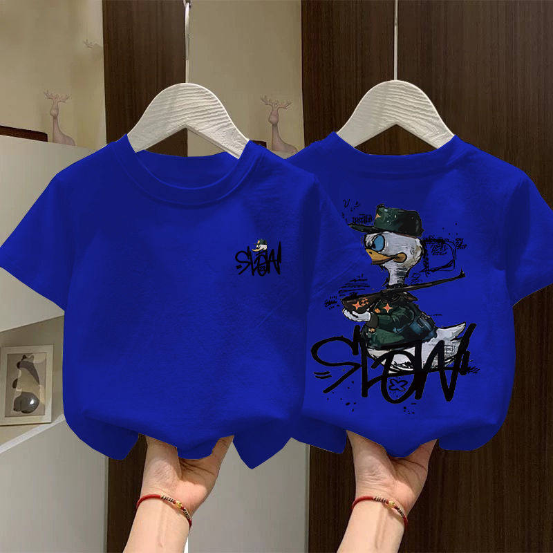 Boys' Pure Cotton Short-Sleeve T-Shirt