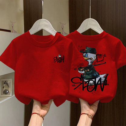 Boys' Pure Cotton Short-Sleeve T-Shirt