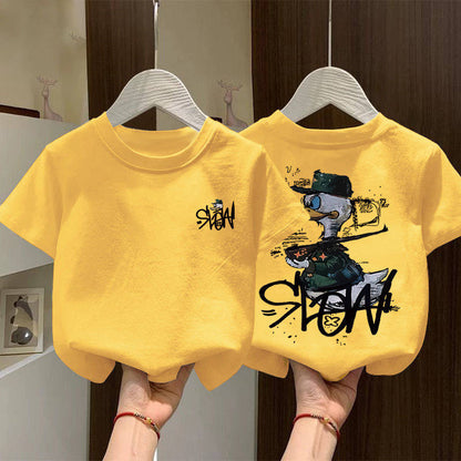 Boys' Pure Cotton Short-Sleeve T-Shirt