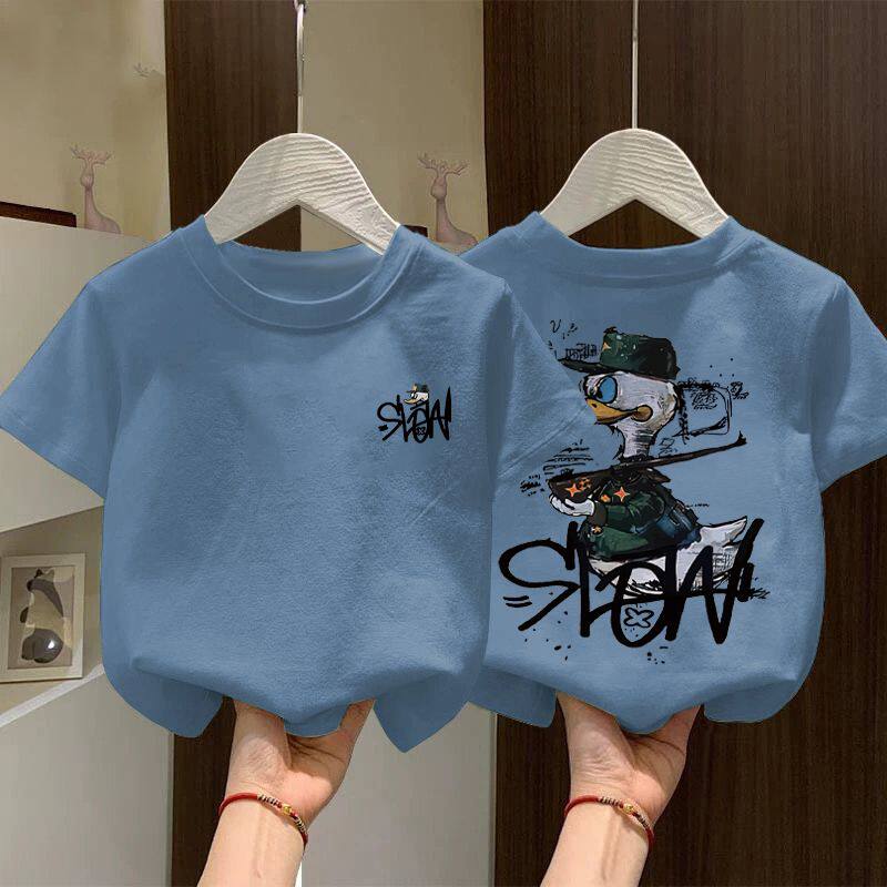 Boys' Pure Cotton Short-Sleeve T-Shirt