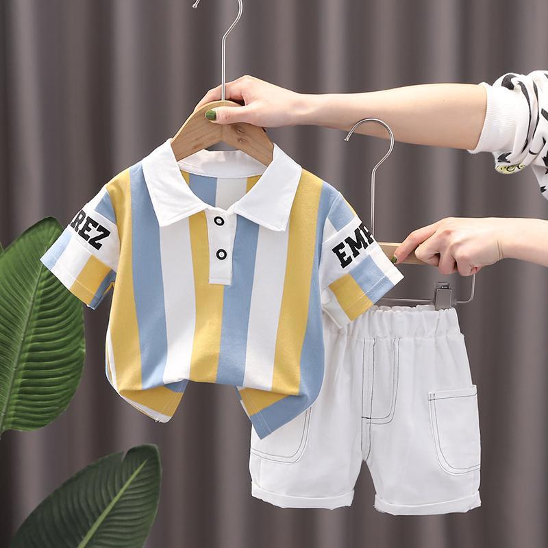 Boys Short Sleeve Two-Piece Set