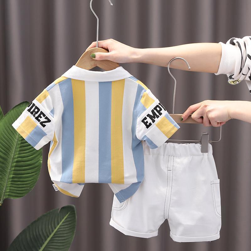 Boys Short Sleeve Two-Piece Set