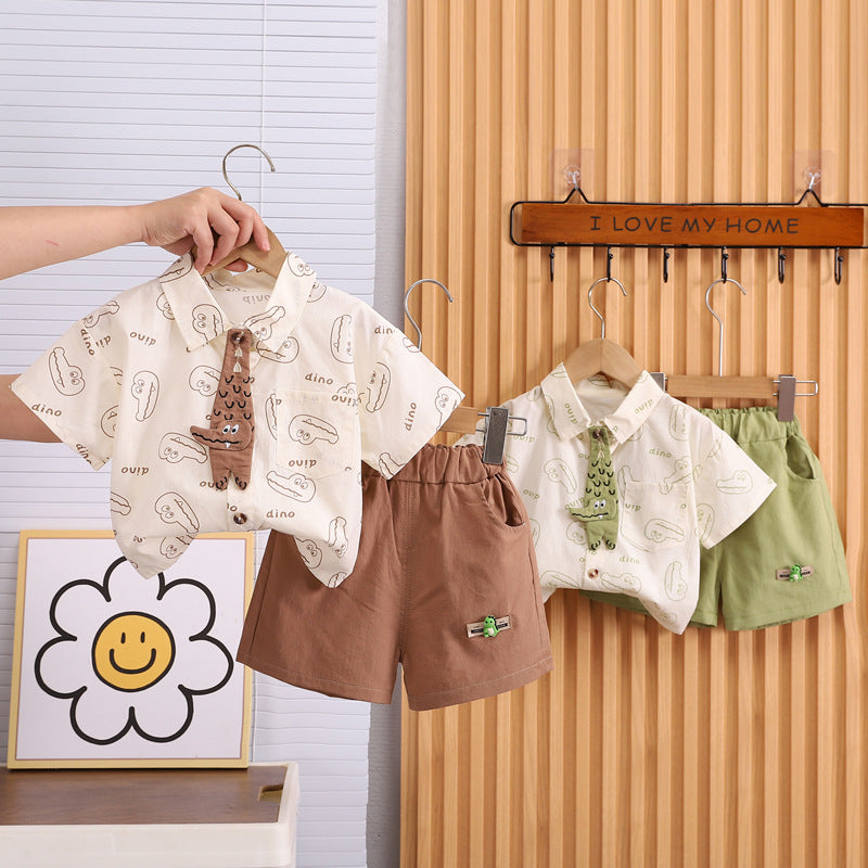 Boys Summer Short Sleeve Set