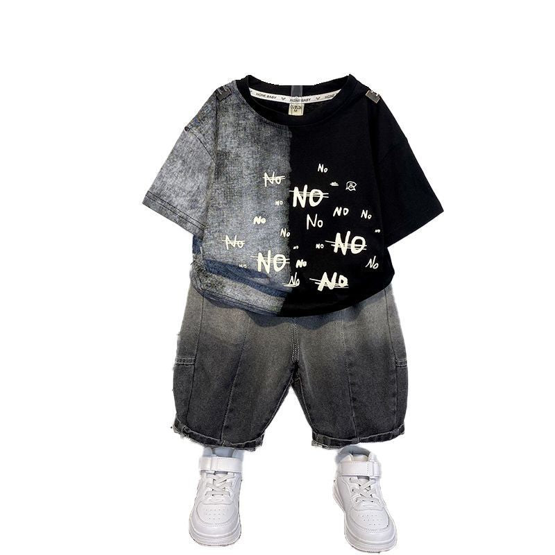 Boys' summer short-sleeve shorts