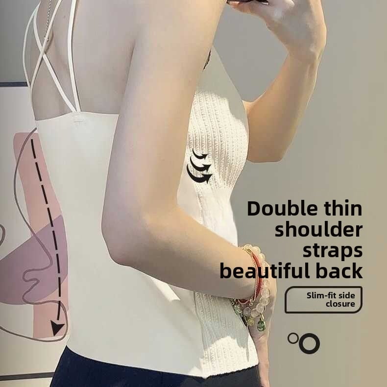 Bra one-piece halter top