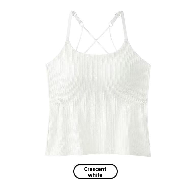 Bra one-piece halter top