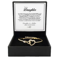 Bracelet gold card flip box
