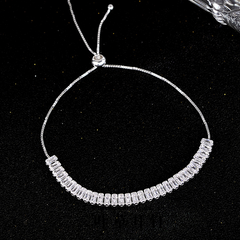 2x4mm Rectangular Stone Silver