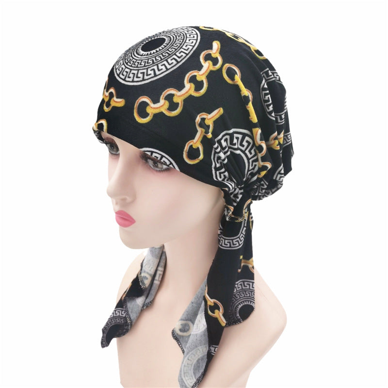 Braid headscarf hat
