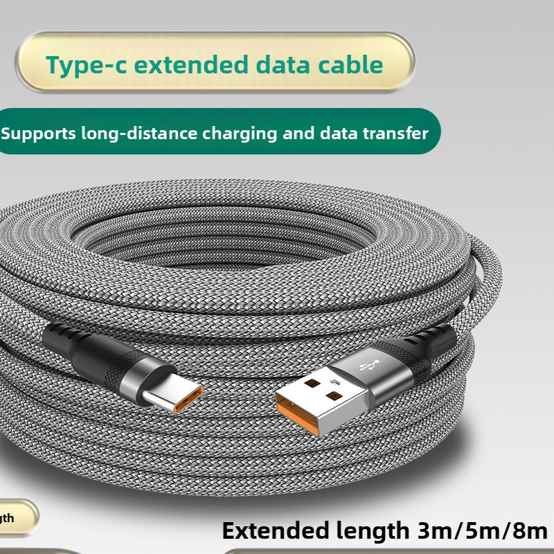 Braided Fast Charging USB Cable with Multiple Interfaces