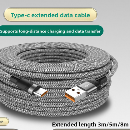 Braided Fast Charging USB Cable with Multiple Interfaces