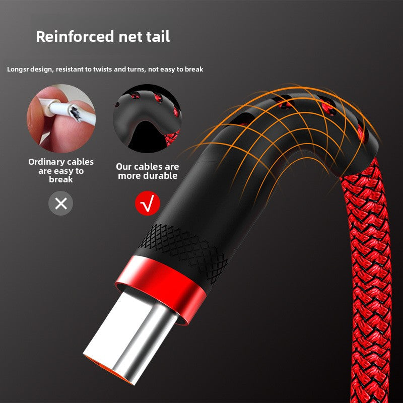 Braided Fast Charging USB Cable with Multiple Interfaces
