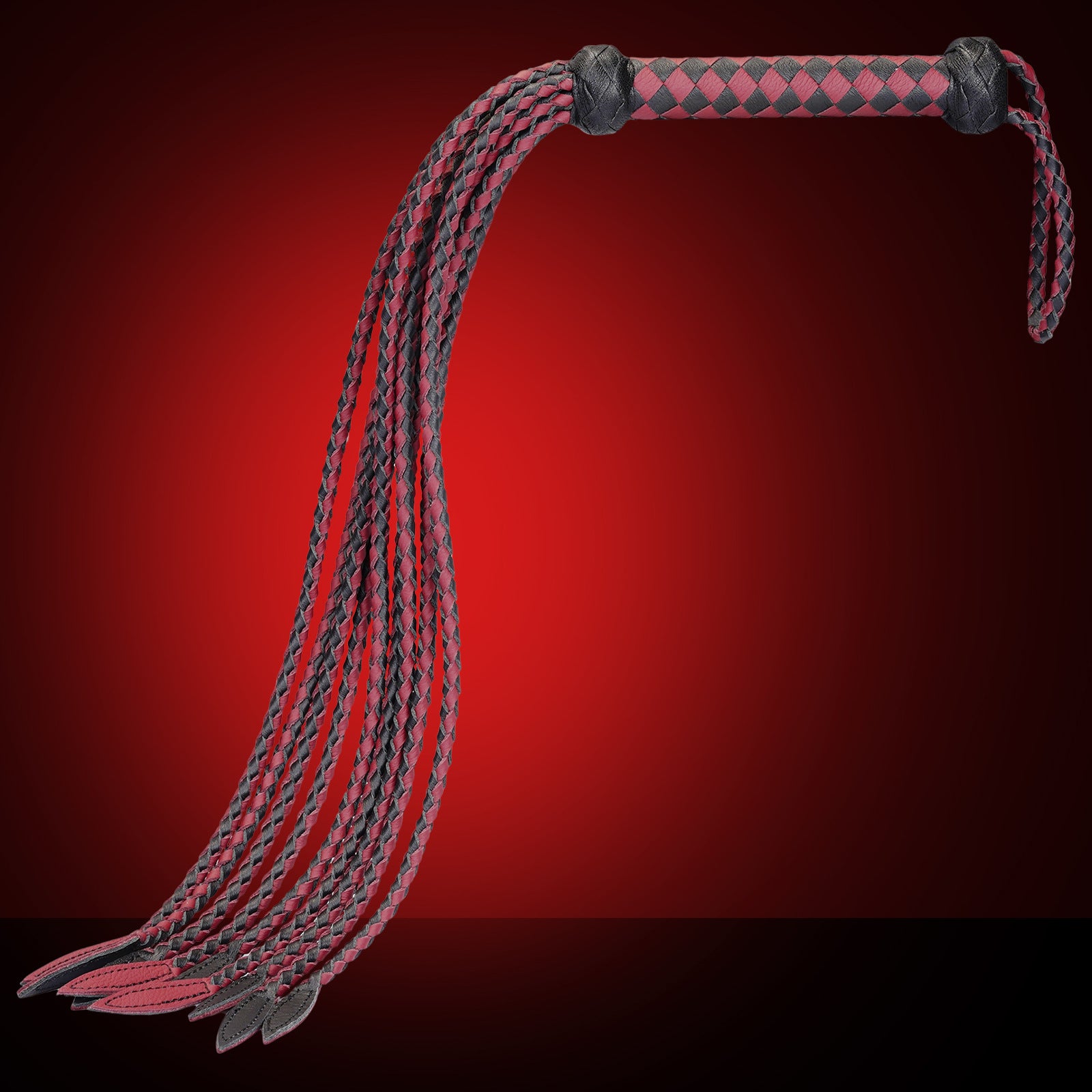 Braided Genuine Leather Whip