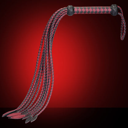 Braided Genuine Leather Whip