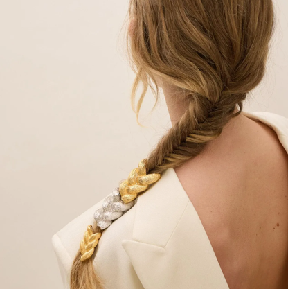 Braided Metal Hair Tie