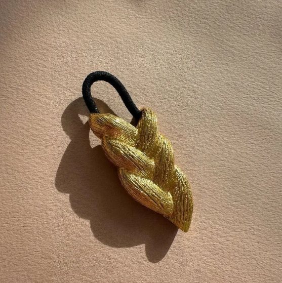 Braided Metal Hair Tie