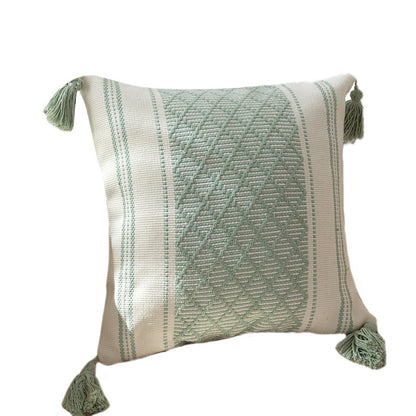 Braided pillow cover
